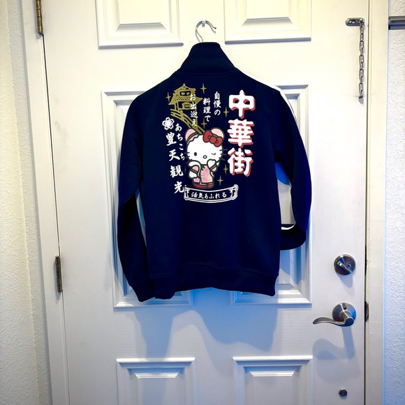 From Harajuku, Tokyo Japan, RARE Vintage 2005 Hello Kitty track style zip Jacket - Picture 7 of 8